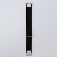 Нейлоновый ремешок для Apple Watch 1/2/3/4/5/6/7/8/SE/ULTRA 42/44/45/49 мм, чёрный / белый