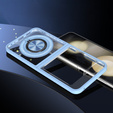 Чохол для Samsung Galaxy Z Flip7 FE / Z Flip6, Corners Dropproof, для MagSafe, прозорий / синій