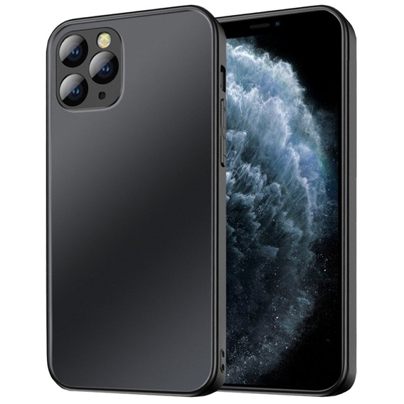Чохол Matte Glass до iPhone 11 Pro Max, Black