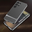 Чoхол до Samsung Galaxy S25 Ultra, GKK Woven Leather, сірий