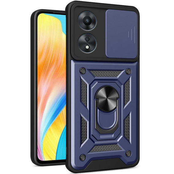 Чохол NOX Camera Slide Oppo A98 5G, CamShield Slide, синій