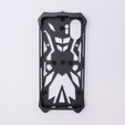 Бронированный чехол для Nothing Phone 2, Aluminum Alloy, чёрный