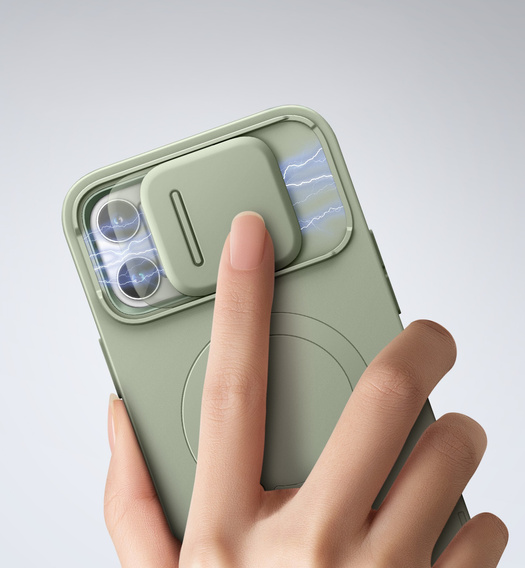 Чехол для iPhone 13 / 14, Suritch Shockproof, для MagSafe, зелёный