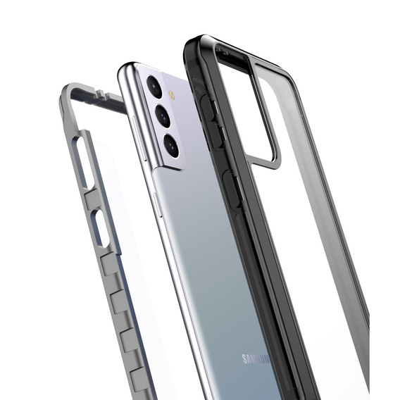 Чехол для Samsung Galaxy S21, полный корпус, черный
