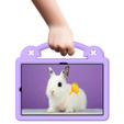 Детский чехол для Samsung Galaxy Tab S6 Lite 10.4 2020/2022 / Tab A7 2020 T500 / T505 / Tab S6 T860/T865, Cute Patterns, с подставкой, фиолетовый