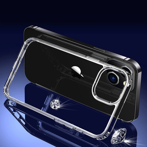 Чехол до iPhone 14 Plus, Fusion Hybrid, прозрачный
