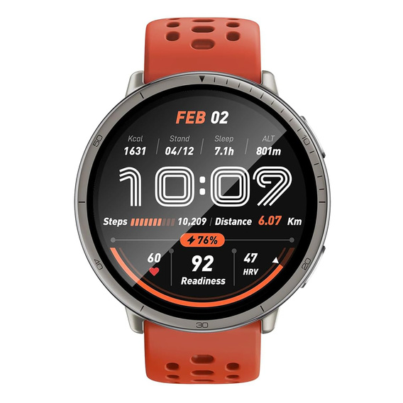 2x Гібридне скло ERBORD для Amazfit Active 2