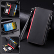 Откидной чехол для Xiaomi Redmi 14C / Xiaomi Poco C75, Wallet Zipper Pocket, чёрный
