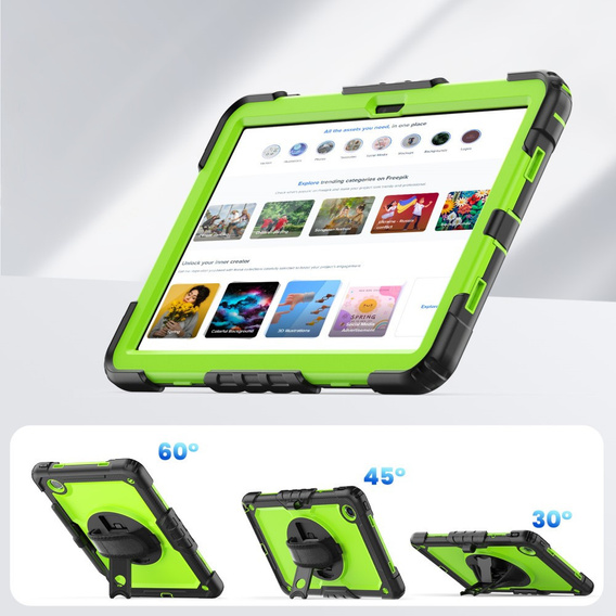 Чохол для Lenovo Tab M11, Solid360, зелений