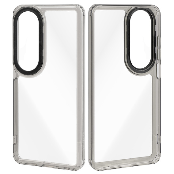 Чoхол до Oppo A60, Fusion Hybrid, прозорий / чорний