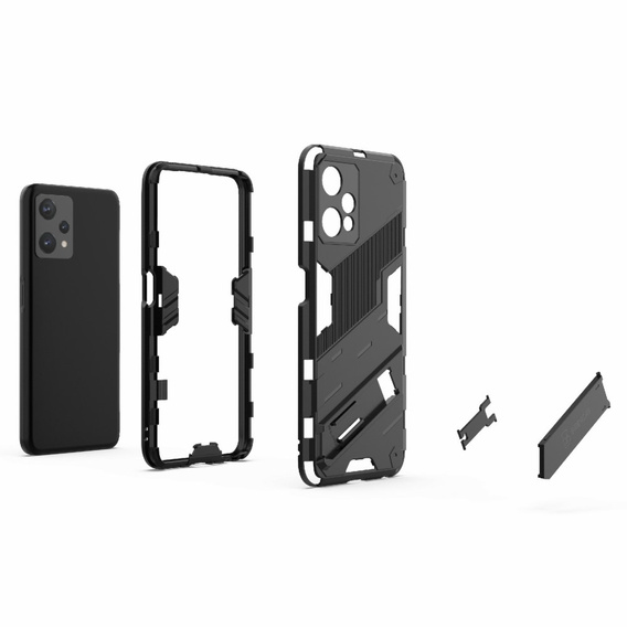 Чехол для Realme 9 Pro / OnePlus Nord CE 2 Lite 5G, Military kickstand, синий