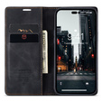 Чехол CASEME для iPhone 14, Leather Wallet Case, чёрный