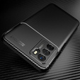 Чехол до Oppo A16, Carbon Gel, чёрный