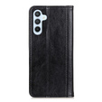 Чохол-фліп для Samsung Galaxy S25 FE, Split Leather, чорний