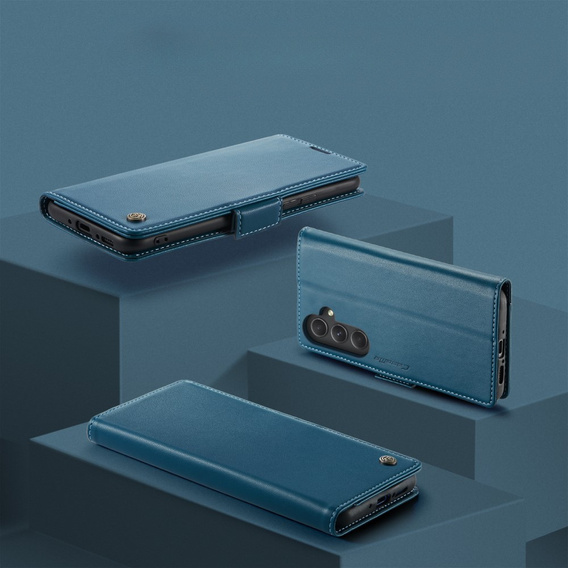 CASEME флип-кейс для Samsung Galaxy A54 5G, Litchi Wallet, синий