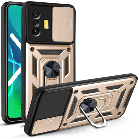 Чохол NOX Camera Slide Xiaomi Poco F4 GT, CamShield Slide, золото