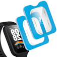 2x ERBORD закаленное стекло для Xiaomi Smart Band 9 Active, с монтажной рамкой