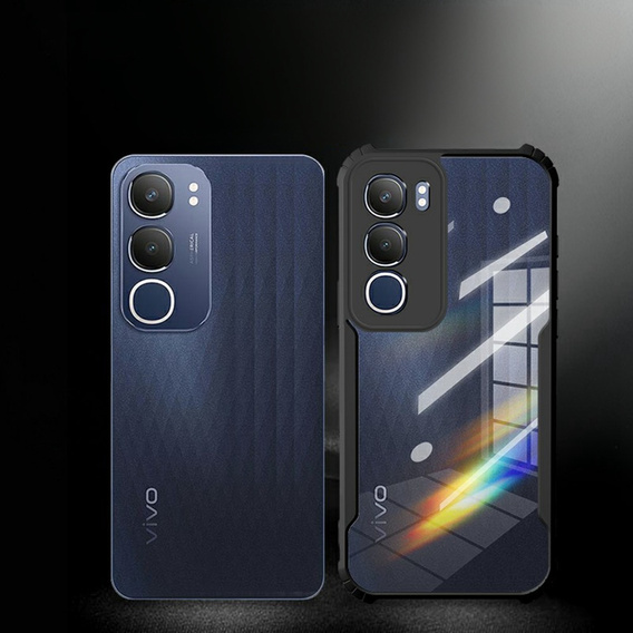 Чехол до Vivo Y19s, AntiDrop Hybrid, чёрный
