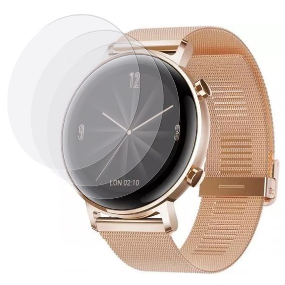 3x Гидрогелевая фольга ERBORD для Huawei Watch GT 2 42mm