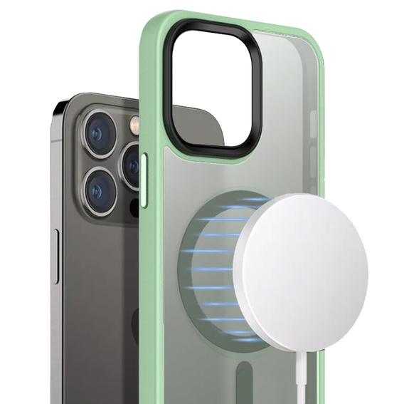 Чoхол до iPhone 14 Pro Max, Simple MagSafe, світло-зелений