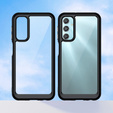 Чехол до Samsung Galaxy A25 5G, Fusion Hybrid, прозрачный / черный + 9H стекло