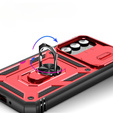 Чехол NOX Camera Slide Samsung Galaxy A54 5G, CamShield Slide, красный / черный
