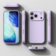 Чехол Ringke для iPhone 17 Pro Max, силиконовый магнитный MagSafe, светло-фиолетовый