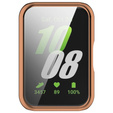 Чехол 2 в 1 с защитой экрана для Xiaomi Redmi Watch 3 Lite / Watch 3 Active,  розовый rose gold
