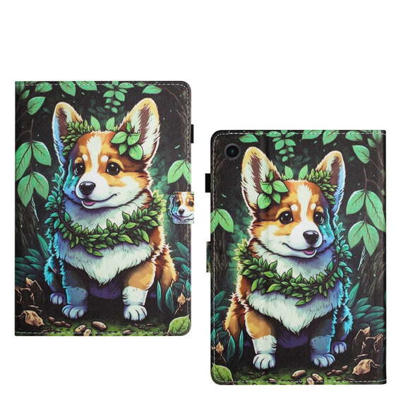 Чехол для Lenovo Tab M10 10.1 Gen 3, с откидной крышкой, corgi dog