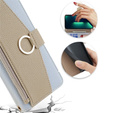 Флип-кейс для Samsung Galaxy A05s, Wallet Zipper Pocket, с зеркалом, синий