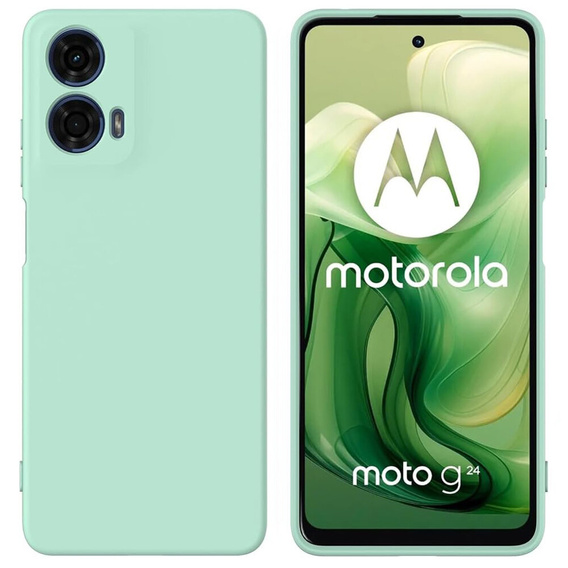 Чехол до Motorola Moto G24 / G24 Power / G04, Silicone Lite, синий