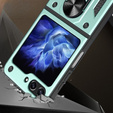 Бронированный Чехол до Samsung Galaxy Z Flip5 5G, Nox Case Ring, зелёный