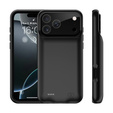 Чехол с батареей 6500mAh до iPhone 13, чёрный