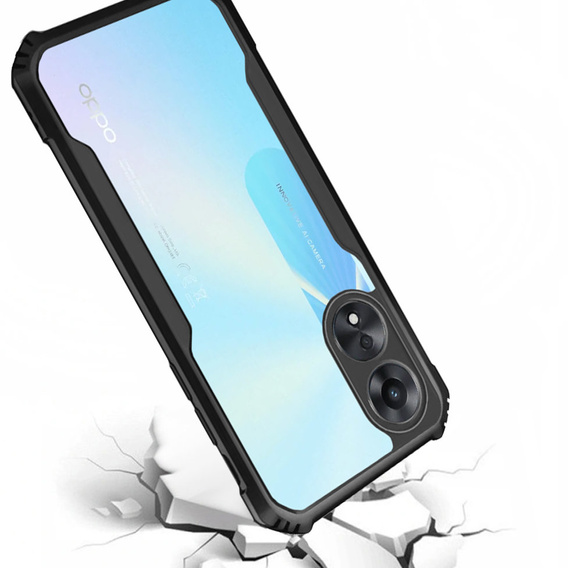 Чехол до Oppo A78 5G, AntiDrop Hybrid, чёрный