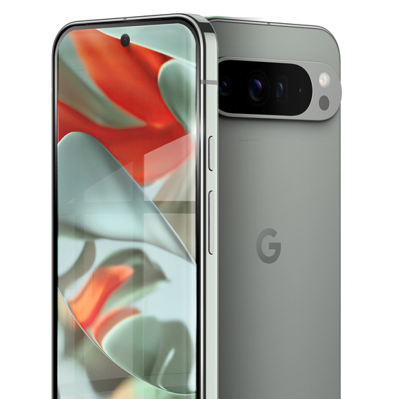 3D загартоване скло для Google Pixel 9 Pro XL, чорна рамка