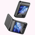 Чехол для Samsung Galaxy Z Flip7 FE / Z Flip6, PC Case, прозрачный / черный