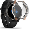 Чехол 2в1 с защитой экрана для часов Garmin Venu 2 Plus, Rose gold