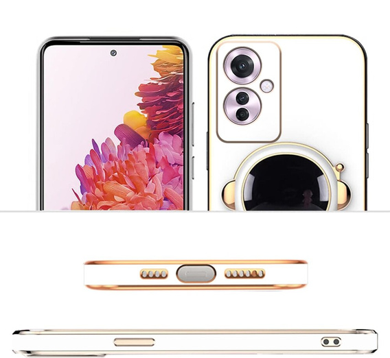 Чoхол до Oppo Reno 11F 5G, Astronaut, білий