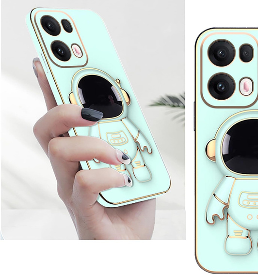 Чехол до Oppo Reno 13, Astronaut, зелёный
