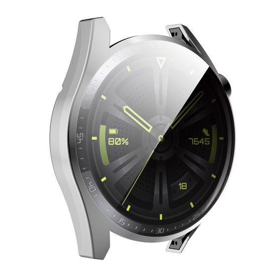 Etui z wbudowanym szkłem do Huawei Watch GT 3 42mm - Silver