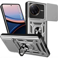 Чехол NOX Camera Slide Xiaomi Poco F7 Ultra, CamShield Slide, серебряный
