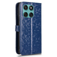 Флип-кейс для Motorola Edge 60 / 60 Fusion, Wallet Rhombus, синий