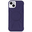 Чехол для iPhone 15 Plus, ERBORD Armor Mag, фиолетовый