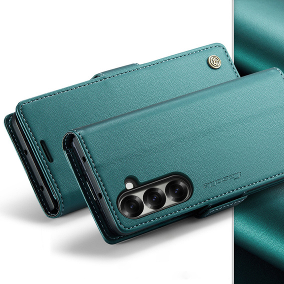 Чехол-флип CASEME Litchi Wallet для Samsung Galaxy Z Fold7 5G