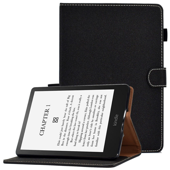 Чехол до Xiaomi Redmi Pad SE, Wallet Pen Slot, чёрный