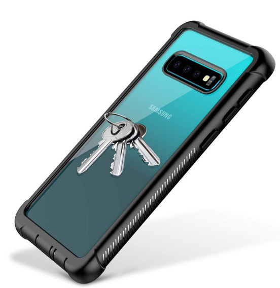 Чехол Shockproof до Samsung Galaxy S10+ Plus, without screen protector, чёрный