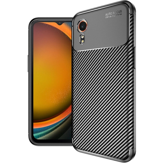 Чoхол до Samsung Galaxy Xcover 7, Carbon Gel, чорний