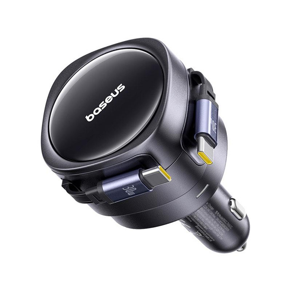 Baseus Автомобільний зарядний пристрій  2-Port USB i USB Type-C PD40W/QC3.0 - Grey