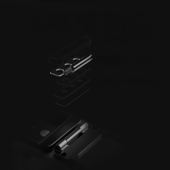 Чохол для iPhone 16e, броньований Nillkin, Carboprof Case, для Magsafe, чорний