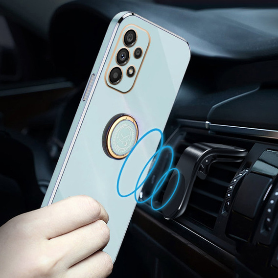 Чoхол до Samsung Galaxy A53 5G, Electro Ring, м'ятний 